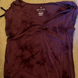 American Eagle Outfitters Soft & Sexy Purple Tee